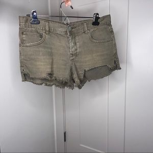 Free People distressed cutoff shorts